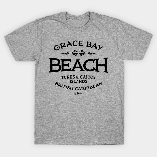 Grace Bay Beach, Turks & Caicos Islands T-Shirt by jcombs